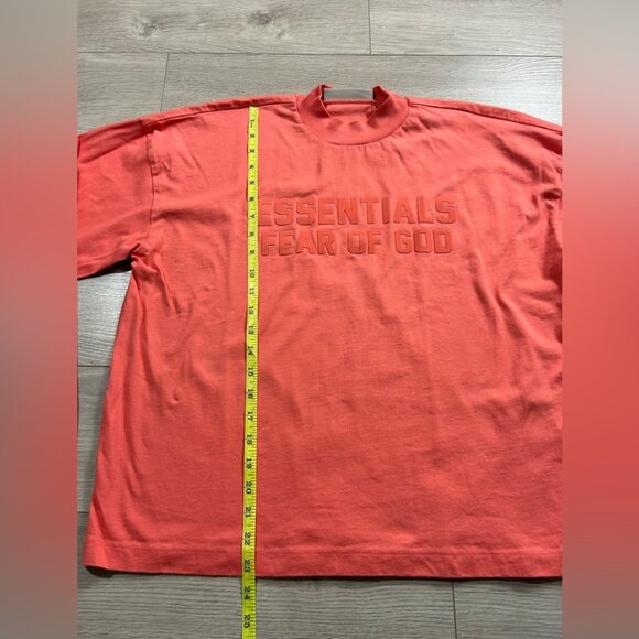 FEAR OF GOD ESSENTIALS KIDS Logo-Flocked Cotton-Jersey Long Sleeve T-Shirt - Picture 10 of 11